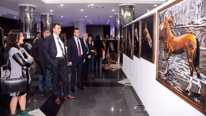 Turan’ın Atları konulu resim sergisi açıldı (2)