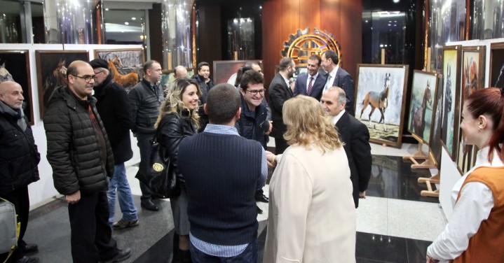 Turan’ın Atları konulu resim sergisi açıldı (3)