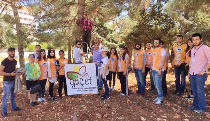 Rektör Prof. Dr. Coşkun öğrencilerle birlikte kuş yuvası etkinliğinde (3)