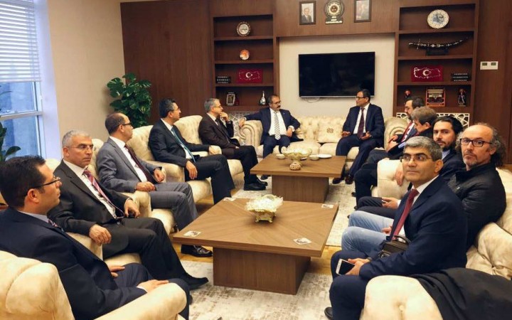 Nizip Kaymakamımız Sayın Harun Sarıfakıoğullarını makamında ziyaret