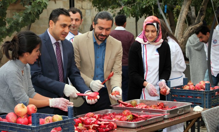 GAÜN Öğrencilerinden Renkli Nar Festivali - (2)
