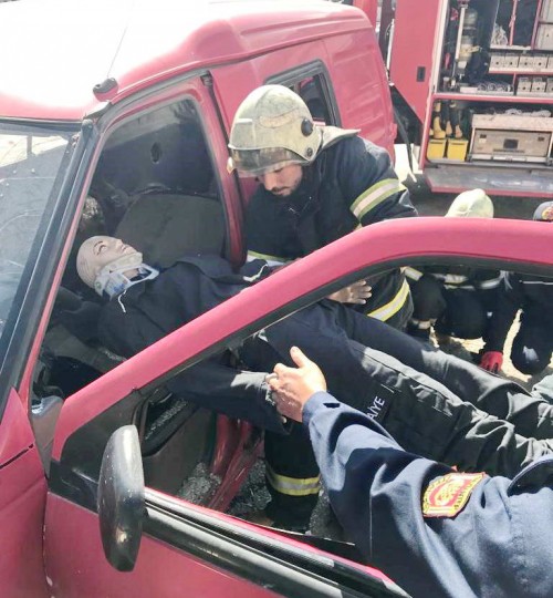 SİVİL SAVUNMA VE İTFAİYECİLİK PROGRAMI ÖĞRENCİLERİNE UYGULAMALI EĞİTİM - (3)