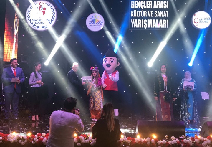 GAÜN ÖĞRENCİSİ ÖZNUR KÖK TÜRKİYE İKİNCİSİ OLDU - (2)