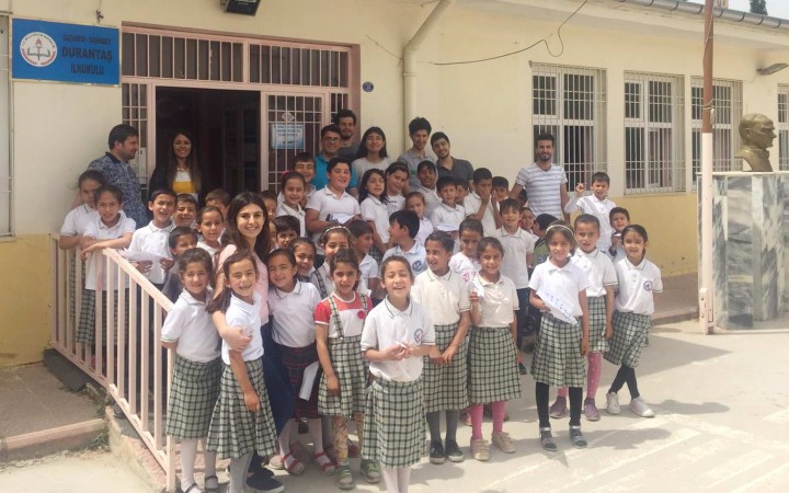 ORET ÜYELERİ KÖY OKULUNDA MİNİKLERLE BULUŞTU - (4)