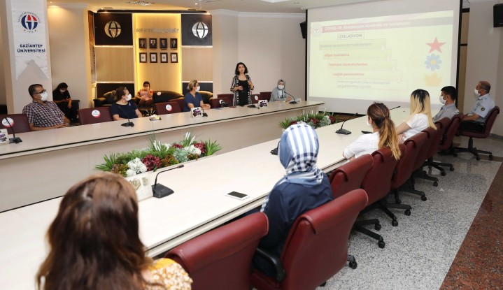 GAÜN REKTÖRLÜK PERSONELİNE COVİD-19 BİLGİLENDİRME EĞİTİMİ - (5)