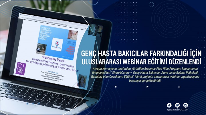 Genç Hasta Bakıcılar Farkındalığı için Uluslararası Webinar Düzenlendi