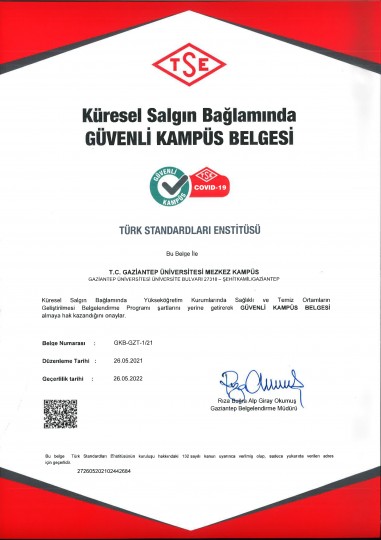 GAZİANTEP ÜNİVERSİTESİ MERKEZ KAMPÜS-TR