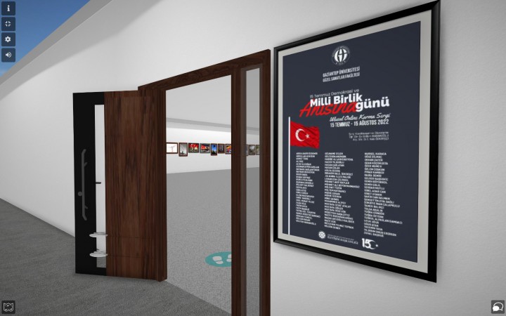 GAÜN'DE 15 TEMMUZ ANISINA ULUSAL KARMA SERGİ-2