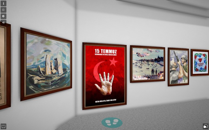 GAÜN'DE 15 TEMMUZ ANISINA ULUSAL KARMA SERGİ-3