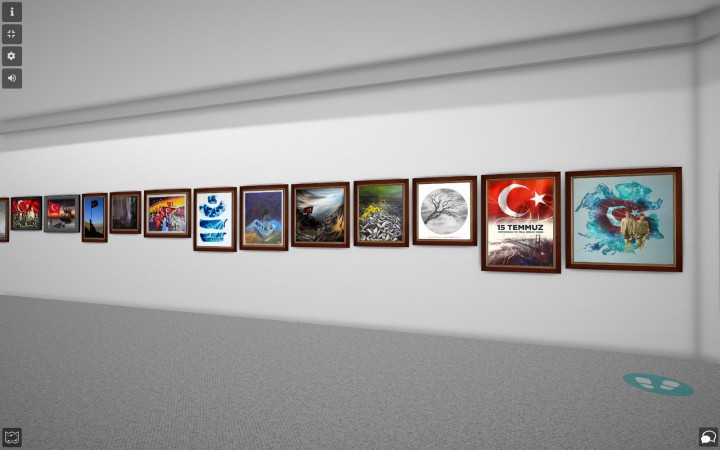 GAÜN'DE 15 TEMMUZ ANISINA ULUSAL KARMA SERGİ-4