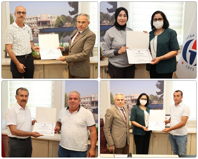 ORMAN YANGININA MÜDAHALE EDEN GAÜN PERSONELLERİ ÖDÜLLENDİRİLDİ- (1)