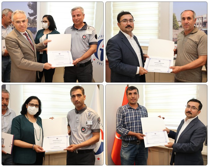 ORMAN YANGININA MÜDAHALE EDEN GAÜN PERSONELLERİ ÖDÜLLENDİRİLDİ- (3)