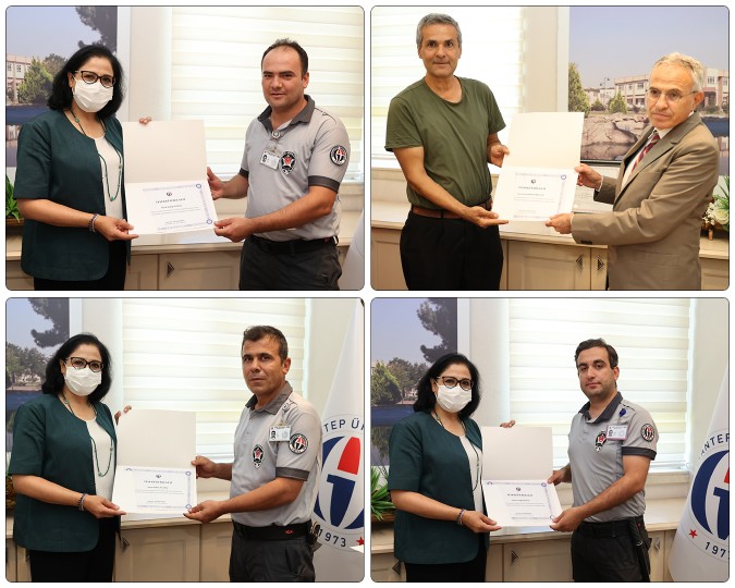 ORMAN YANGININA MÜDAHALE EDEN GAÜN PERSONELLERİ ÖDÜLLENDİRİLDİ- (5)