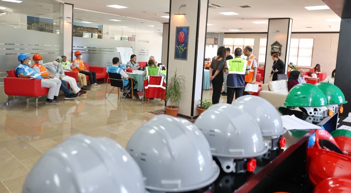 GAÜN’DE MASA BAŞI YANGIN VE TAHLİYE TATBİKATI-1