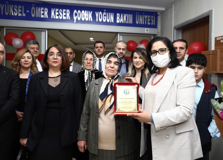 GAÜN ÇOCUK HASTANESİNDE HAYIRSEVER AİLENİN DESTEĞİYLE YOĞUN BAKIM ÜNİTESİ AÇILDI-6