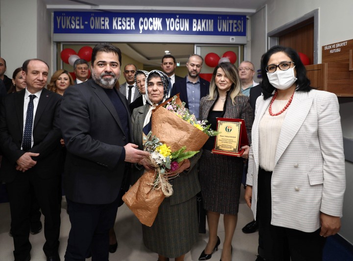 GAÜN ÇOCUK HASTANESİNDE HAYIRSEVER AİLENİN DESTEĞİYLE YOĞUN BAKIM ÜNİTESİ AÇILDI-7