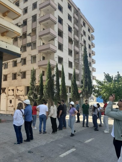 GAÜN AKADEMİSYEN VE ÖĞRENCİLERİNDEN DEPREM BÖLGESİNE TEKNİK GEZİ-3