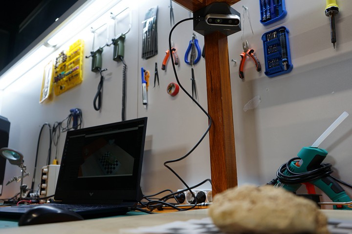 ÃÄrenciler yapay zekayla granit ve doÄal taÅ kesimindeki kay