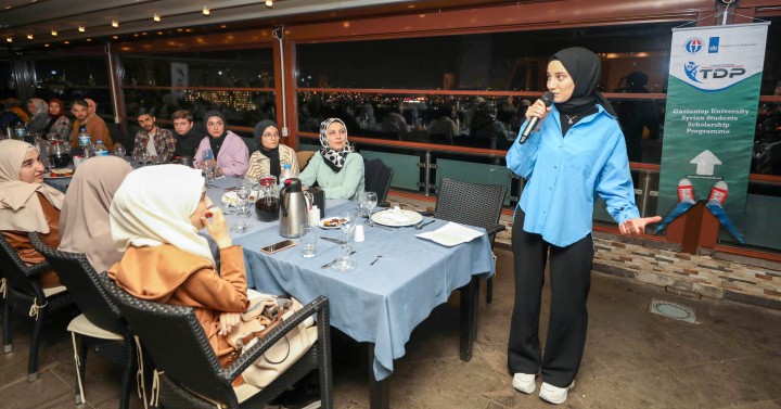 GAÜN ULUSLARARASI ÖĞRENCİLERİ İFTAR PROGRAMINDA BİR ARAYA GELDİ - (4)