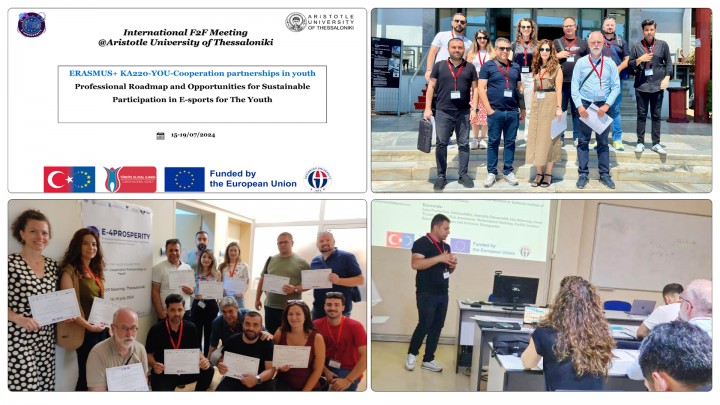 GAÜN’ÜN E-4PROSPERITY PROJESİ SELANİK'TE BAŞARIYLA BAŞLADI_