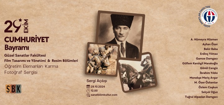 GAÜN’DE 29 EKİM CUMHURİYET BAYRAMI’NA ÖZEL KARMA FOTOĞRAF SERGİSİ_