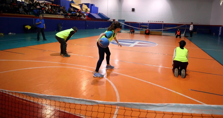 GAÜN’DE ENGELLERİ AŞAN GOALBALL MAÇI DÜZENLENDİ - (2)
