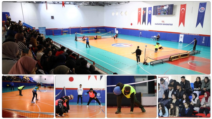 GAÜN’DE ENGELLERİ AŞAN GOALBALL MAÇI DÜZENLENDİ_